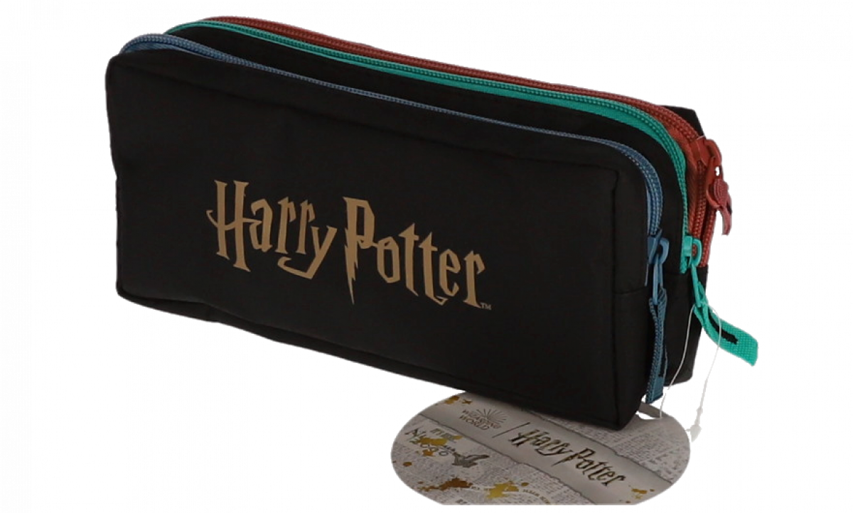 Penar Harry Potter Etui dreptunghiular 3fermoare Negru
